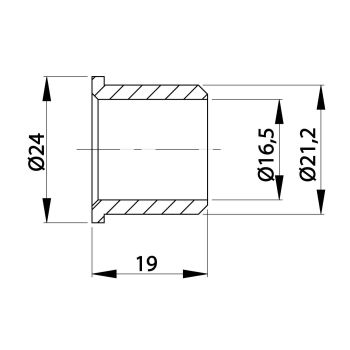 Puks Buzzetti 21.2mm - Puch mopeedid väntadega / pedaalidega