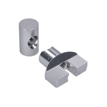 piduritrossi reguleerimiskomplekt M6 keere alumiinium hõbedane - universaalne