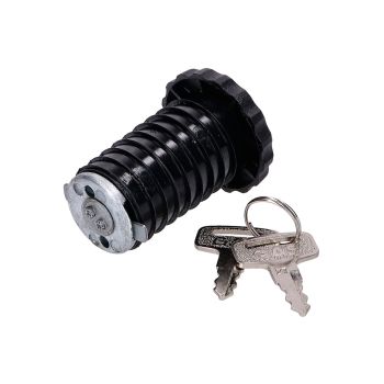 kütuse/gaasipaagi kork lukustatav must Puch Maxi N jaoks