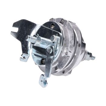 tagumine rattarumm koos piduri ankruplaadi ja teljega Puch Maxi, X30 koos valurattaga