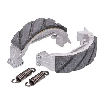 piduriklotside komplekt võidusõiduks 80x18mm Puch Maxi mopeedile (kodarvelg), Peugeot 103, 104, Honda Camino jaoks