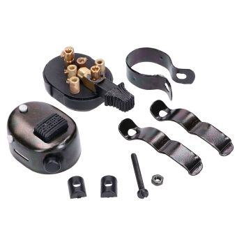 tuli, suunatulede lüliti, signaali lüliti vintage must - universaalne