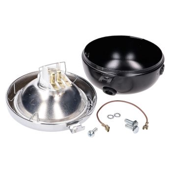 esitulede komplekt ümmargune must Retro universaalne Puch, Kreidler, Zündapp ja paljudele teistele