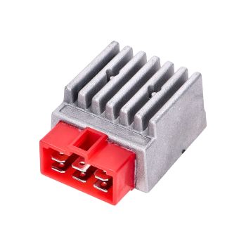 regulator / rectifier with flasher plug red for Derbi Senda, GPR, Aprilia RX / SX 50, Gilera RCR
