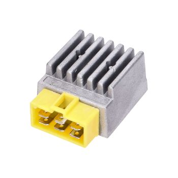 regulator / rectifier with flasher plug yellow for Derbi Senda, GPR, Aprilia RX / SX 50, Gilera RCR