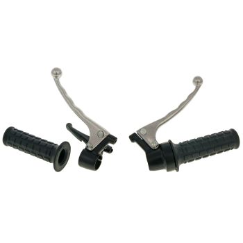 throttle grip fitting w/ brake and clutch lever assy for Puch Maxi moped