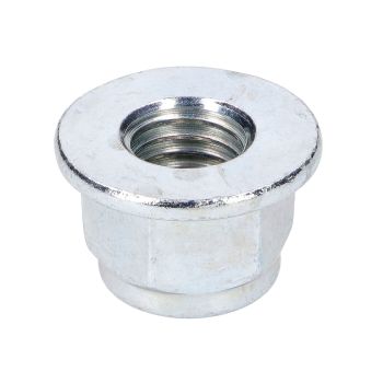 M12 iselukustuv mutter äärikuga, tsingitud