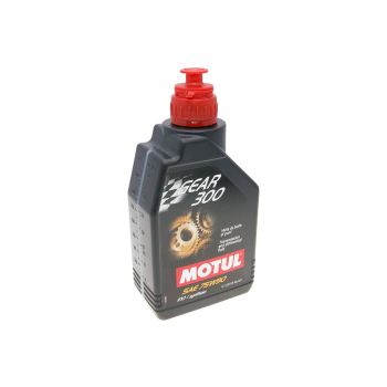 Motul käigukastiõli Gear 300 käigukasti- ja diferentsiaalivedelik 75W90 1 liiter = MOT105777