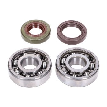 crankshaft bearing set Naraku SKF, FKM Premium C4 metal cage for Minarelli AM