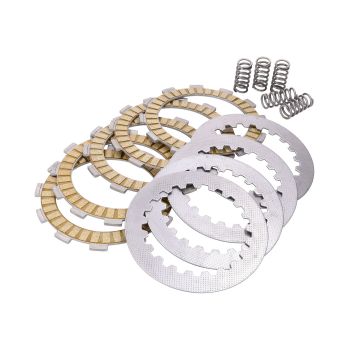 siduriplaadi / ketta komplekt Naraku HDRC aramiidkiud 5-hõõrdeplaadi tüüp Derbi EBE, EBS, D50B jaoks