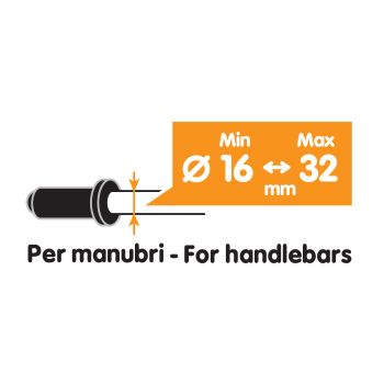 mobiiltelefoni hoidja lenksukinnitus Opti Handle 16-32mm