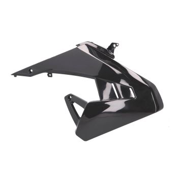 Piaggio kütusepaagi kate parem OEM must mudelitele Aprilia SX 50, RX 50 Euro4 2018-