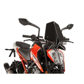 Puig New Generation Sport must tuuleklaas KTM Duke 125, 200, 390 17- jaoks