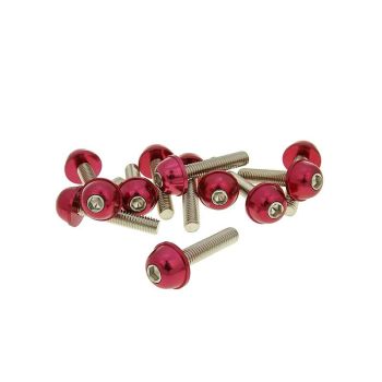 Poldid 12tk Alu-kaas punane - M6x30