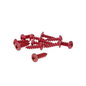 Poldid 12 tk Plastik punane - 6x20