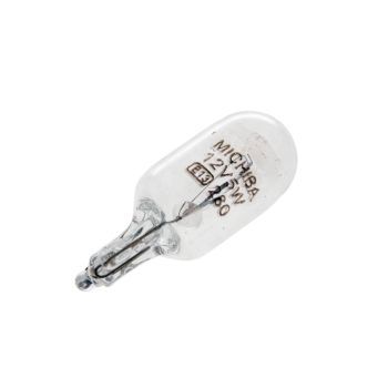 pirn klaasist alusega W5W W2,1X9,5D 12V 5W valge