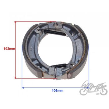 Tagumised piduriklotsid Romet Via City jaoks