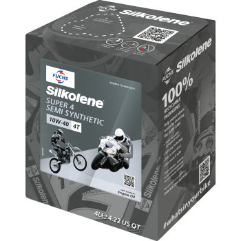 Silkolene Super 4 10W-40 4L CUBE (4x4l)