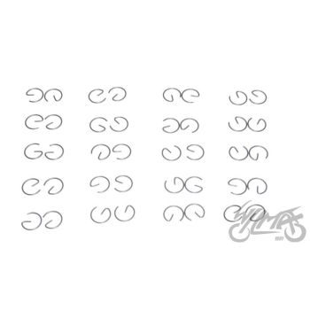 Kolvisõrme stopper s51 tai (20 komplekti, 40 tk pakis)