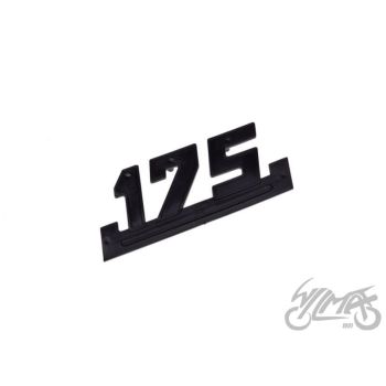 Embleem külgpaneelile - WSK 175, must