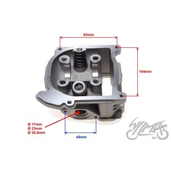 Silindripea komplekt koos klappidega 50cc, mootori kood JJ1P39QM
