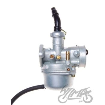 Karburator V.2 19mm / 35mm, trossiga õhuklapp - horis. 50-125cc