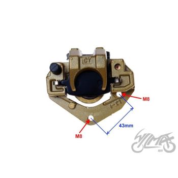 Pidurisadul (suport) 1 kolviga - XT50QT-2