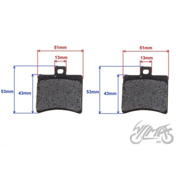 Piduriklotside komplekt, tagumine
