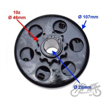 Tsentrifugaalsidur Honda GX160/200 mootorile, 420 kett, 10 hammast
