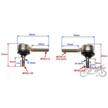 Rooliots (sisekeere) M12