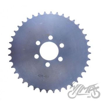 Tagumine hammasratas 40h, 428 ketile, 7mm polt, 6x55m, SD 37mm