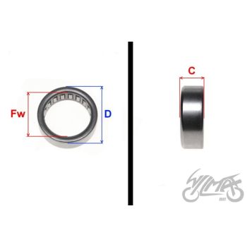 Käigukasti nõellaager HK2110 ATV250 ST-9E
