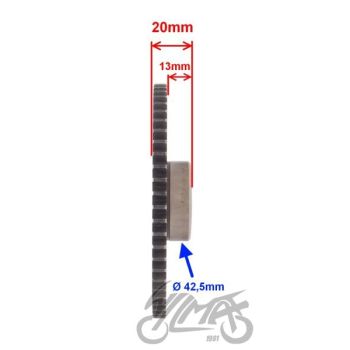 Starteri ülekande hammasratas ATV250 st-9c